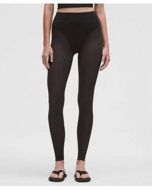 lululemon – Nulu High-Rise Mesh-Leg Tight Leggings – 28" – – Size 4 - Black