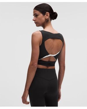 lululemon – Nulu Twist-Back Tank Top – – Size Large - Black