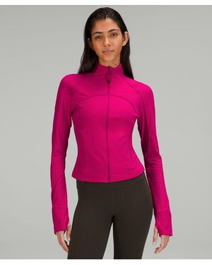 lululemon Cropped Define Jacket Ribbed Nulu - Red