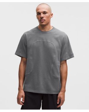 lululemon – Organic Jersey Short-Sleeve Shirt Slnsh Collection – – Size Large - Grey