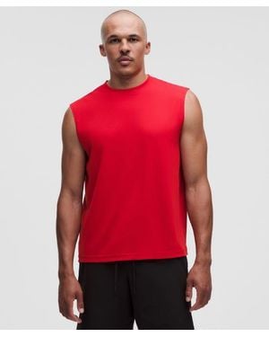 lululemon – Easyset Training Sleeveless Shirt – /Neon – Size Large - Red