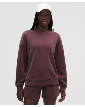 lululemon Softstreme Crewneck Oversized Pullover - Purple