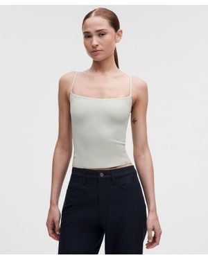 lululemon Wundermost Ultra-Soft Nulu Spaghetti-Strap Adjustable Cami - Blue