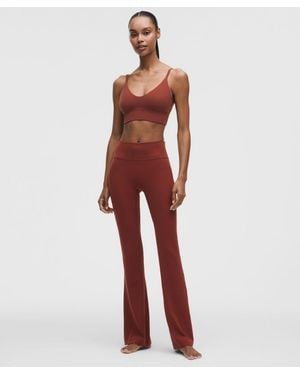 lululemon – Groove Nulu High-Rise Flared Trousers Short – Size 4