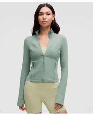 lululemon – Define Cropped Jacket Nulu – /Pastel – Size 14 - Green