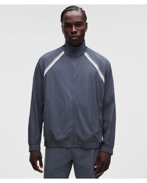 lululemon – Pace Breaker Track Jacket Glyde – – Size Large - Blue
