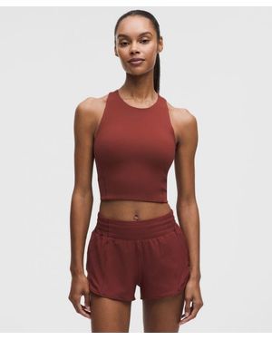 lululemon Swift Speed Cropped Tank Top - Red