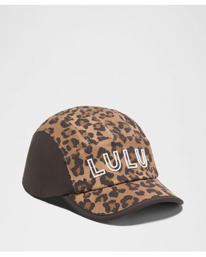 lululemon – Leopard Running Hat – – Size Large/Xl - Brown
