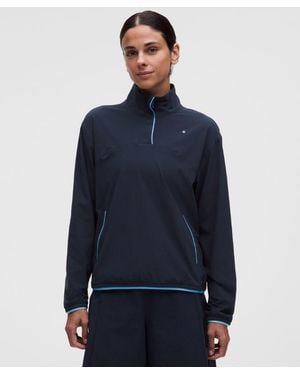 lululemon – Uv-Protective Lightweight Half Zip Long-Sleeve Top – – Size Large - Blue