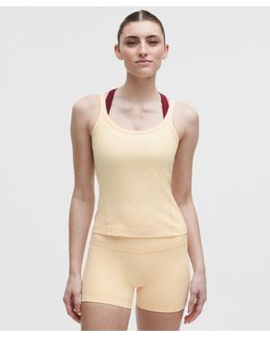 lululemon – Align Scoop Waist-Length Tank Top – – Size 16 - Natural