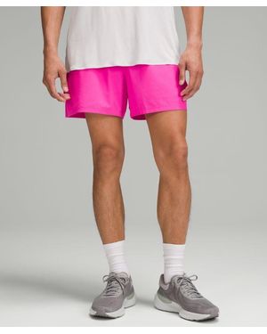 lululemon Pace Breaker Linerless Shorts 5" - Pink