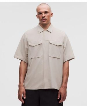 lululemon – Uv-Protective Lightweight Hike Overshirt – Colour Khaki – Size Large - Grey