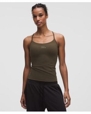 lululemon – X Geoff Mcfetridge Flow Y Tank Top B/C Cup – – Size Large - Green