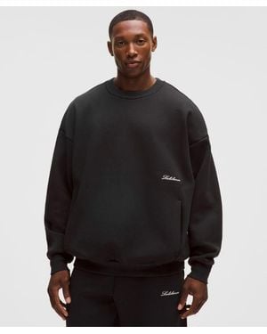 lululemon – Big Cosy Crew Sweatshirt – – Size Large - Black