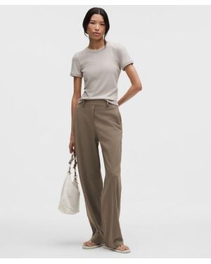 lululemon Daydrift High-Rise Straight-Leg Trouser - Natural