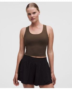 lululemon – Mesh-Back Tank Top With Drop-In Pockets Light Support, B/C Cup – – Size Large - Multicolour