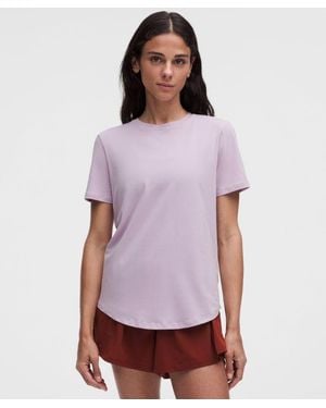 lululemon – Love Crewneck T-Shirt – – Size 4 - Purple