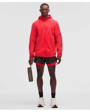 lululemon – Ultralight Lined Running Shorts – 4" – – Size Large - Red