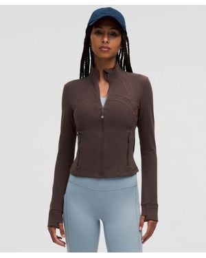 lululemon Define Cropped Jacket Nulu - Brown