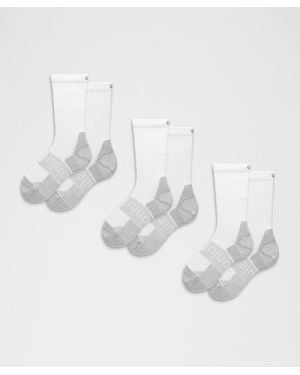 lululemon Power Stride Cushion Crew Socks - White