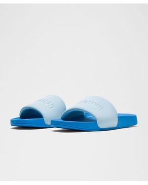 lululemon – Restfeel Slides Graphic – – Size 14 - Blue