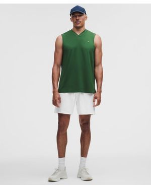 lululemon Mesh-Panelled Tennis Short 7" - White