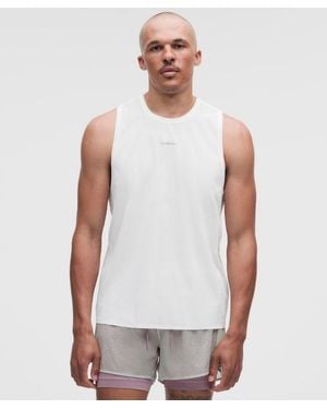 lululemon – Fast And Free Singlet Race Length – – Size Large - White