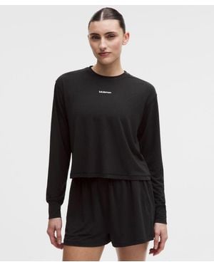 lululemon Jersey Training Long-Sleeve Shirt - Black