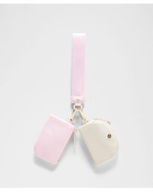 lululemon Dual Pouch Wristlet - Pink