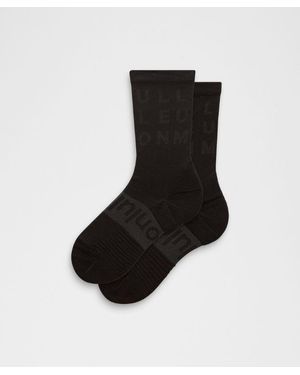 lululemon Power Stride Crew Socks - Black