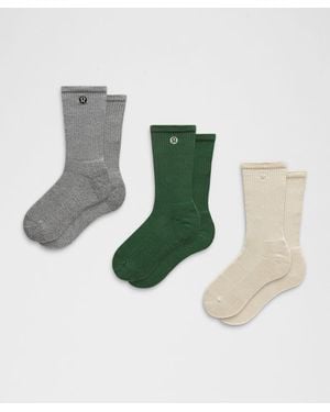 lululemon Daily Essential Crew Socks - Green