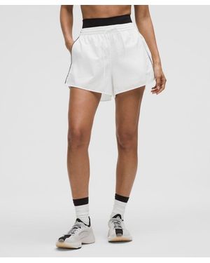 lululemon Court Rival High-Rise Short 3" - White