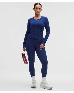 lululemon – Fast And Free High-Rise Tight Leggings 5 Pocket – 25" – – Size 4 - Blue