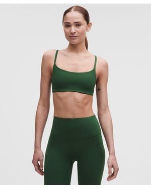 lululemon – Wunder Train Strappy Racer Sports Bra Light Support, A/B Cup – – Size 14 - Green