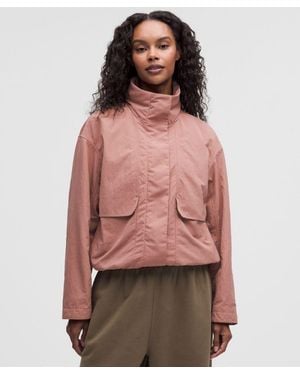 lululemon – Always Effortless Jacket Evolve – – Size Large - Red