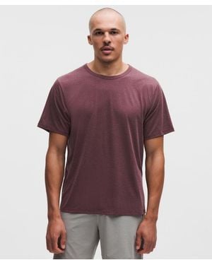lululemon – Mile Maker Short-Sleeve T-Shirt – Colour Burgundy/ – Size Large - Purple