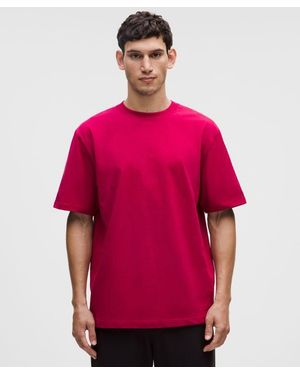 lululemon – Heavyweight Jersey T-Shirt – – Size Medium - Red