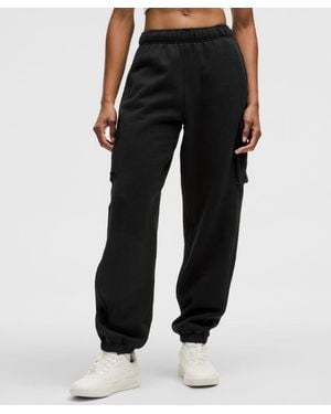 lululemon – Scuba Mid-Rise Oversized Cargo Jogger Regular – – Size Small - Black