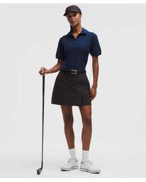 lululemon Stretch Twill Front Pleat Golf Skirt - Blue