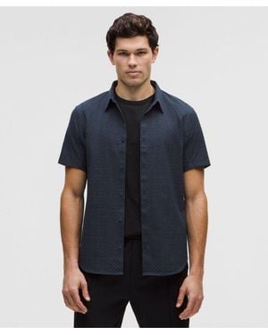 lululemon Airing Easy Short-Sleeve Shirt - Blue