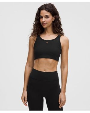 lululemon Nulu Ribbed Scoopneck Bra Light Support, B/C Cup - Black