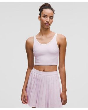 lululemon – Scoop-Neck Cutout Tennis Tank Top Medium Support, B/C Cup – – - Pink