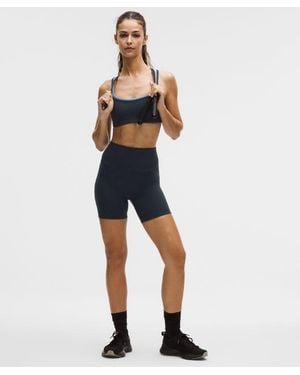 lululemon – Wunder Train No Line High-Rise Shorts – 6" – – Size 4 - Blue