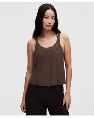 lululemon – Stretch Relaxed-Fit Tank Top – – Size Large - Brown