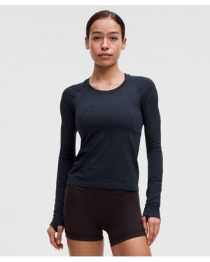 lululemon Swiftly Tech Long-Sleeve Shirt 2.0 - Blue
