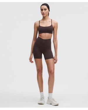 lululemon – Glow Up Super-High-Rise Shorts – 6" – – Size 4 - White