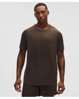 lululemon – Metal Vent Tech Short-Sleeve Shirt – – Size Large - Brown