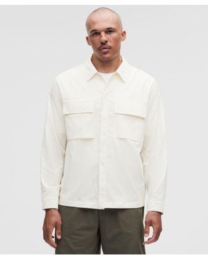 lululemon Unshaken Long-Sleeve Collared Shirt - White