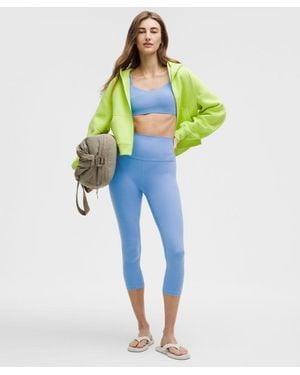 lululemon – Align High-Rise Crop Leggings – 21" – – Size 4 - Blue