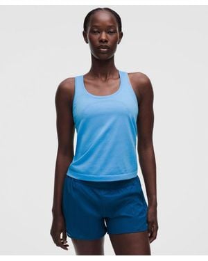 lululemon – Swiftly Tech Racerback Tank Top 2.4 Waist Length – – Size 4 - Blue
